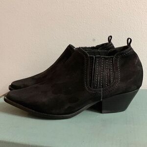 Booties Schutz Black Jaqueline Western Pointed Toe Boots/booties‎